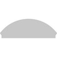 thumbnail image 5 of Ekena Millwork 64"W x 22-7/8"H x 2-3/4"P Segment Arch Sunburst Architectural Grade PVC Combination Pediment, 5 of 7