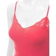 thumbnail image 5 of Bozzolo Women Junior & Plus Adjustable Spaghetti Strap Lace Trim Tunic Tank Top Camisoles, 5 of 5