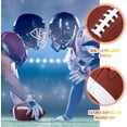 thumbnail image 4 of Composite Leather Footballs Official Size Composite Leather Balls Leather Inflatable Footballs with Pump Indoor Outdoor Footballs Bulk for Training and Recreational Play (15 Pcs), 4 of 7