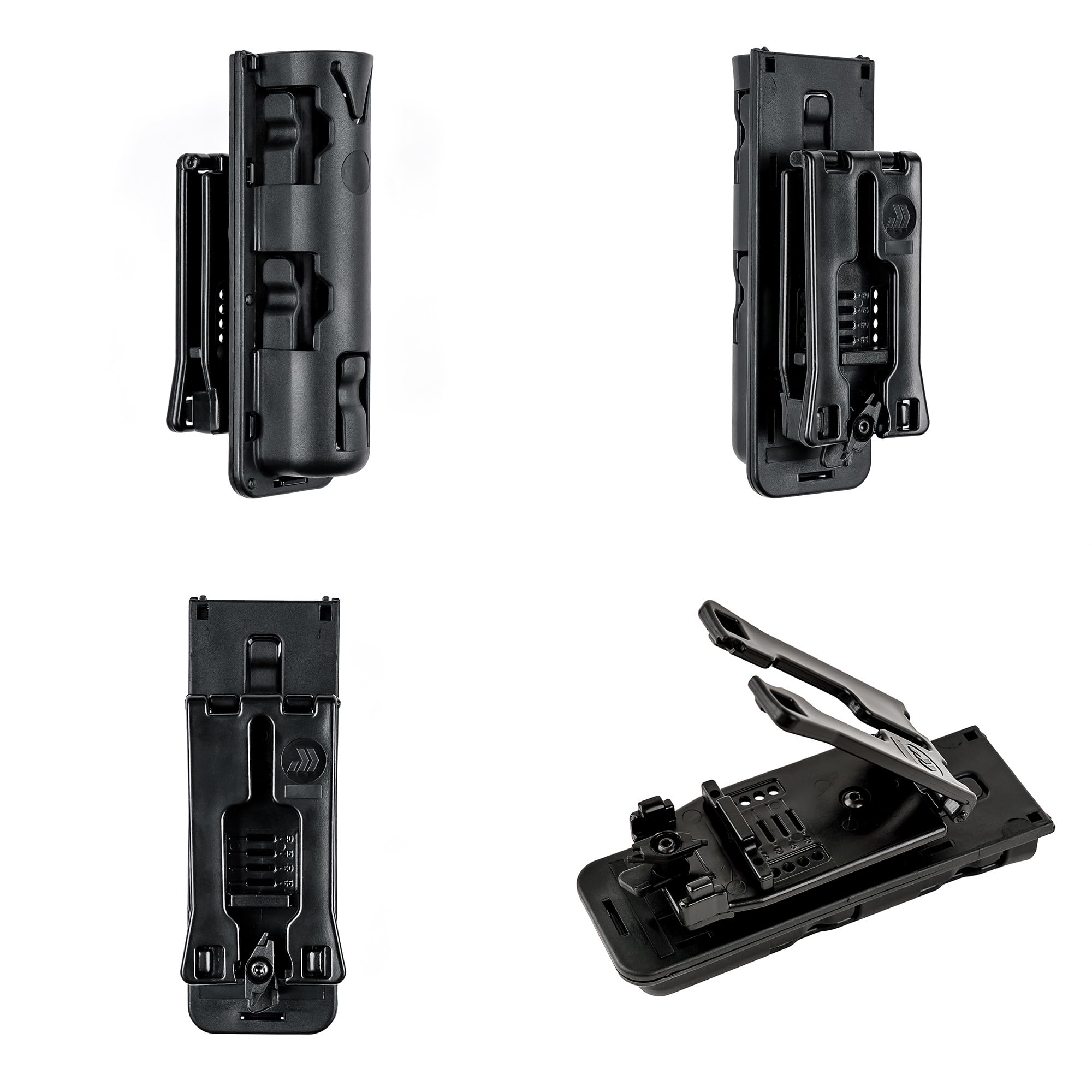 Hero’s Pride Edge Baton or Flashlight Pouch – Rotating Universal Fit, MOLLE & Belt Compatible