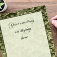 thumbnail image 4 of Camouflage Border Letterhead Laser & Inkjet Printer Paper, 80 Sheets, 4 of 5