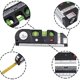 thumbnail image 4 of 4-in-1 Bubble Level with Cross Lines, 9-Inch Tape Measure, Multifunctional Ruler, Small Battery, 45° Vertical Horizontal, Self-Leveling Tool, 4 of 4