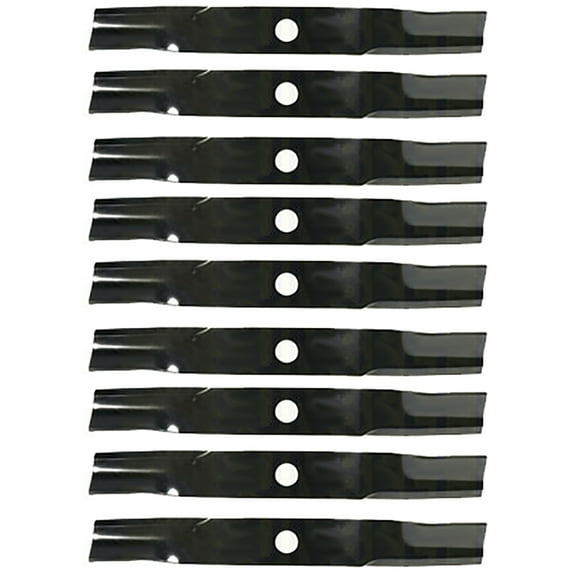 RAParts 9 XHT Heavy Duty Blades Fits Kubota K5619-34350 K561934350 For 54" Cut Decks