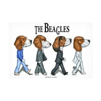 Danny Gordon Art 'The Beagles' Canvas Art