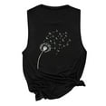 thumbnail image 3 of LIBRCLO Tank Tops for Women Crew Neck Sleeveless Printed Shirts Fashion Casual Summer Loose Blouses, 3 of 3