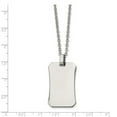 thumbnail image 2 of Stainless Steel Polished Necklace 22 Inch 21.67mm Wide Pendant Necklace for Women, 2 of 2