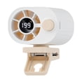 thumbnail image 2 of Ventilador portátil con clip, carga USB, rotación de 360 degree, ventilador de escritorio para refrigeración personal. Blanco, 2 of 9