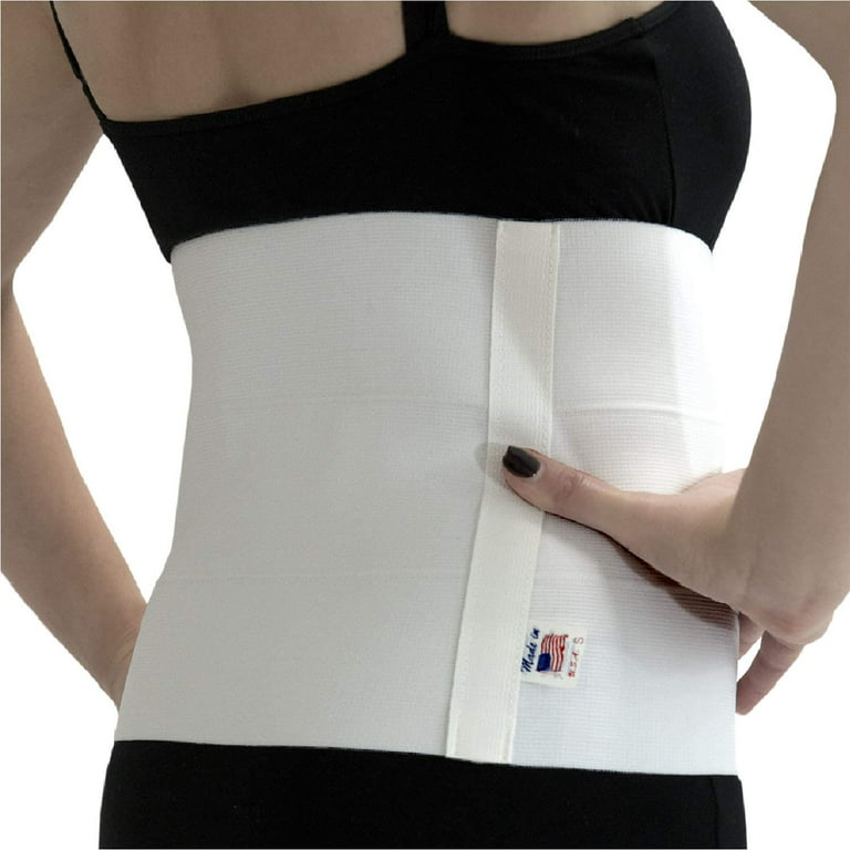 Ita-Med Unisex Elastic Abdominal Support Binder, 3-Panel, 9” Wide,  Post-Surgery, AB-309 XX-Large 