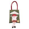 thumbnail image 2 of Bolsa de regalo de Navidad con asa muñeco de nieve de Wdftyju Santa Claus elfo muñeco de dibujos animados en 3D muñeco de nube bolsos de decoración para el hogar, 2 of 8