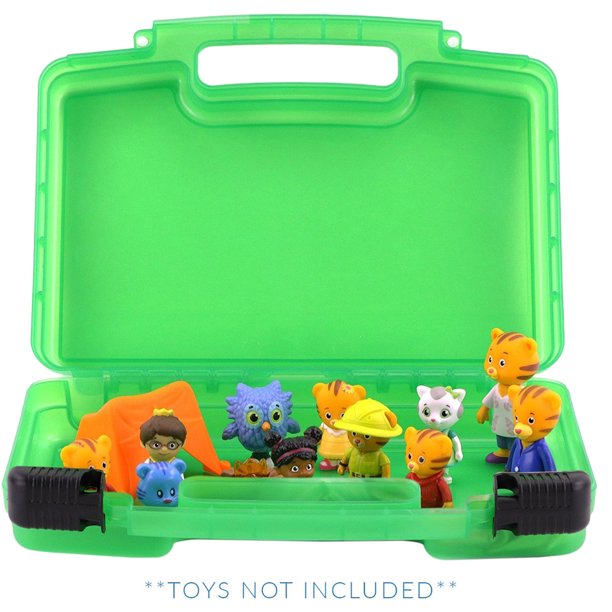 Daniel Tiger Case, Toy Storage Carrying Box. Figures Playset Organizer