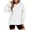 White, variant on Hauaitttt Lightweight Ladies Hooded Sweatshirt with Front Pocket for and Autumn – Cozy Casual Top for Everyday Wear Sleep Hoodies Women Hooded Sweat Shirt for Womens Button down Hoodie Women