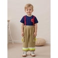 thumbnail image 5 of BemeyourBBs Toddler Baby Boy Girl Firefighter Outfit Summer Clothes Kids Firefighter Costume Short Sleeve T-shirt Suspender Pants Overalls Halloween Birthday Outfits, 5 of 9