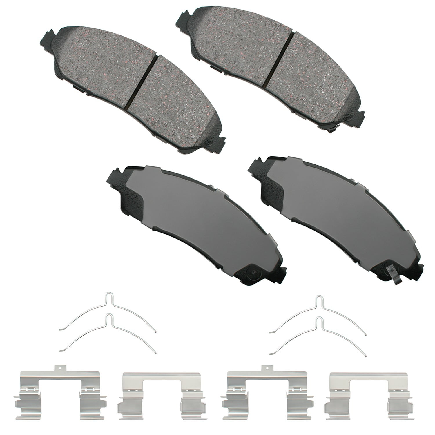 Akebono PRO-ACT Ultra-Premium Brake Pad Set, Ceramic Fits 2016 Honda Pilot