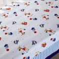 thumbnail image 4 of Lanco Future All-Star 3 Piece Baby Nursery Crib Bedding Set Blue/Grey, Bed Size 33 x 42, 4 of 4