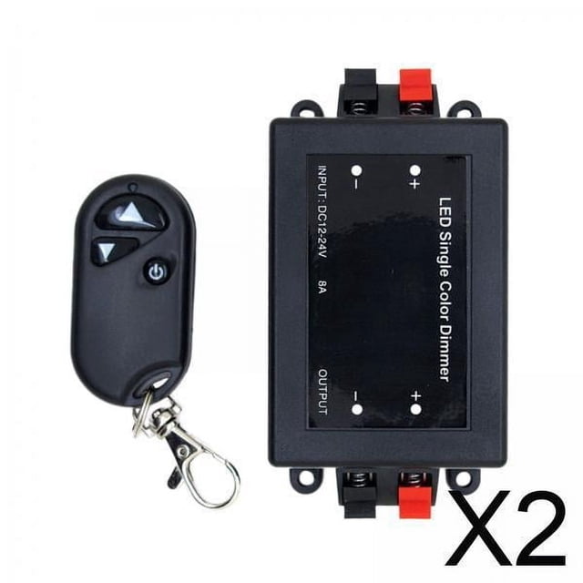 Interruptor de atenuación,Interruptor de control remoto de luz LED Atenuador de coche,3 teclas remoto DC 12-24V 8A Universal inalámbrico,Encendido Apagado Flash estroboscópico LED