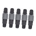 thumbnail image 3 of Kozecal Pneumatic Fittings, Tight Buckle  Self Locking Wear Resistant 5 Set Plastic Steel Pneumatic Quick Connector Non Rust  C Type For Air Compressor, 3 of 8