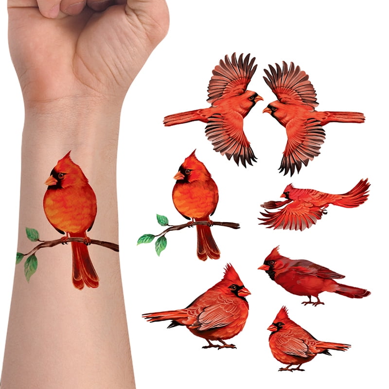 Forbidden Images Tattoo Art Studio  Tattoos  Nature Animal Bird  Cardinal  and dogwood