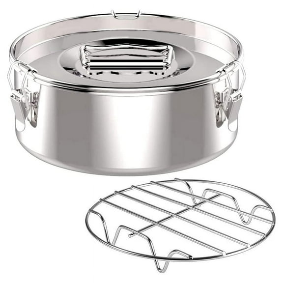 Flanera 6-Quart Stainless Steel Non-stick Flan Mold with Lid