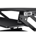 thumbnail image 5 of Monoprice Electric Sit-Stand Riser Desk Converter - Black (35.4 x 23.2in) Table Top for Single Display, Height Adjustable 5.9"-18.9", 5 of 6
