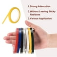 thumbnail image 3 of Uxcell 10 Rolls Whiteboard Tape Graphic Chart Tape 10mm 54.7 Yard Art Tape Thin Self-Adhesive Pinstripe Tape Masking Tape, Yellow, 3 of 6