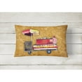 thumbnail image 2 of Carolines Treasures 8781PW1216 Hot Dog Canvas Fabric Decorative Pillow, 12H x16W, multicolor, 2 of 3