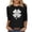 Black 1, variant on Saint Patricks Day for Women Shamrock 3/4 Sleeve Shirt Funny Irish Graphic Tee Spring Party Tops