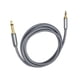 thumbnail image 3 of Cable de audio para guitarra de 6,35 mm a 3,5 mm TRS macho a macho, mono a estéreo para mezcladores 1 metro, 3 of 9