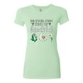 thumbnail image 2 of Wild Bobby, Be Your Own Kind of Beautiful Inspirational, Pop Culture, Women Slim Fit Junior Tee, Mint, Medium, 2 of 3