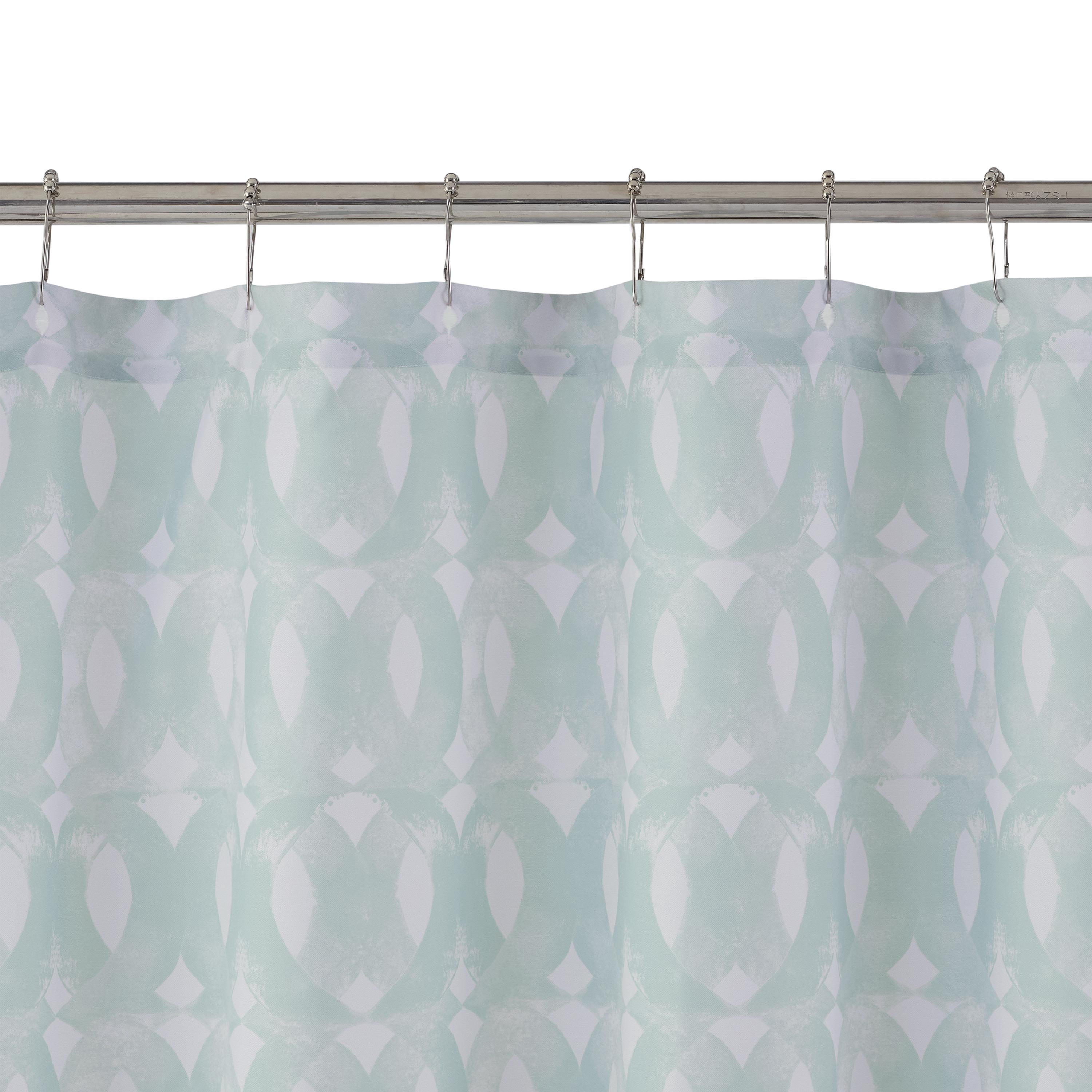 Martex Arcadia Gemma Shower Curtain, 72" x 72", Sage