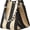 Black&beige, variant on Mini Knit Tote Bag for Women, Vertical Stripe Block Color Fashion Large Capacity Bucket Bag with Small Handle for Vacation Beach Travel Weekend