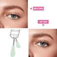 thumbnail image 3 of Rizador de pestañas de 2 piezas que se adapta a todas las formas de ojos, rizadores de pestañas curvos, rizador de pestañas de larga duración para mujeres, regalo de maquillaje, esquema de Color, 3 of 5