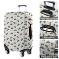 thumbnail image 5 of Cartoon Tractors Stars White Pattern Luggage Cover Fashion Suitcase Cover Baggage Covers Fit 25-28 Inch Luggage (Go Travel), 5 of 5