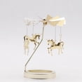 thumbnail image 3 of Candelabro giratorio con luz de paseo y fragancia de vidrio en relieve, regalo creativo, accesorios, molino de viento, 3 of 4