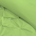 thumbnail image 6 of 1 Piece New Half Pinch Pleated Pattern Comforter, 800 TC, 100% Egyptian Cotton, Super King Size Sage Solid, 6 of 6