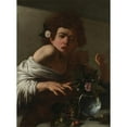 thumbnail image 3 of Caravaggio 11x14 Black Modern Framed Museum Art Print Titled - Boy Bitten by a Lizard (ca. 1894-1596), 3 of 5