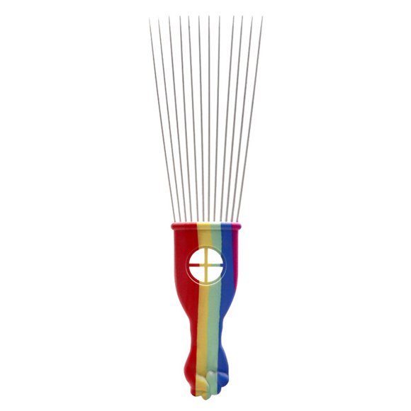 zttd hair pick, metal picks for hair, combs detangle wig braid hair styling comb, hair picks for curly hair