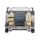 thumbnail image 2 of Portafusibles universal para coche, 100 A, LED, digital, 1 entrada y 2 salidas, amplificador de audio., 2 of 14