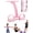 Pink, variant on Multi-functional Pedal Resistance Band Trainer – 8‑Tube Adjustable Elastic Yoga Puller, Detachable Full Body Workout for Arms, Legs, Waist & Abdomen