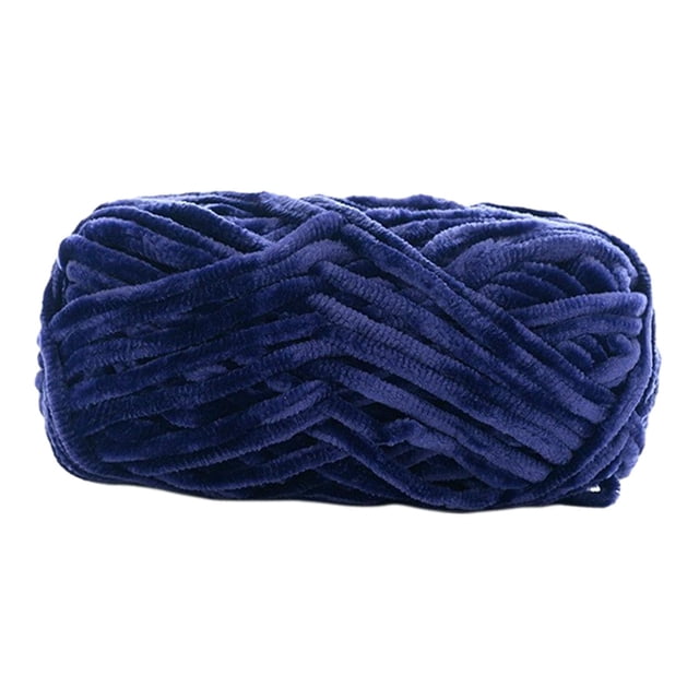 Hilo de lana grueso BLESIY 80 m Azul oscuro