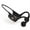 黑色, variant on AKZ-G9 Graffiti Bone Conduction Wireless Bluetooth Earphones Card Slot Digital Display Over-Ear Stylish Sports Waterproof