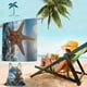 thumbnail image 4 of Mochila de toalla de playa dos en uno | Bolsa de microfibra con cordón y estampado digital | Superabsorbente y de secado rápido | Toalla grande de 70 x 140 cm para playa, piscina y viajes, 4 of 6