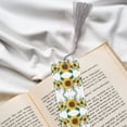 thumbnail image 6 of Kdxio Sunflowers (2) Print Metal Tassel Bookmarks,Perfect Gift for Art Lovers and Bookworms Metal Bookmarks for Women, 6 of 8