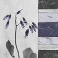 thumbnail image 2 of Koetsier, Albert 26x26 Black Ornate Wood Framed with Double Matting Museum Art Print Titled - Leaning Bleeding Heart on Damask, 2 of 4