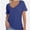 Royal blue, variant on Women Sexy Deep V Neck Casual Tops