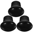 thumbnail image 4 of 3 Pcs Drum Cases Drum Leg Bracket Pads Drum Stand Accessories 3.7x3.5cm Black, 4 of 8