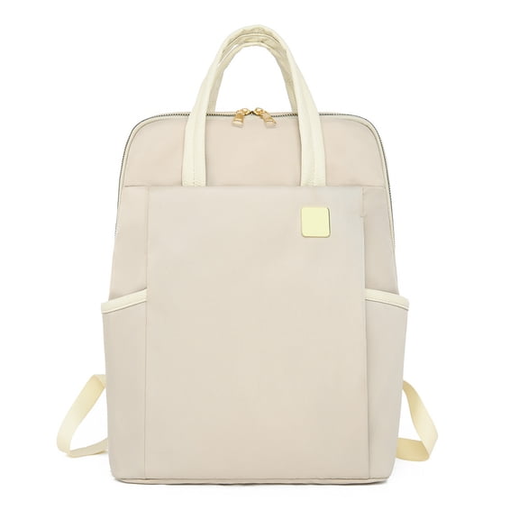 PRIYAL Vegan Oxford Laptop Backpack for Women Work Backpack Fashion Travel Backpack Purse for Travel Work