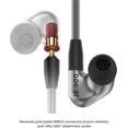 thumbnail image 5 of Sennheiser IE 900 Audiophile in-Ear Monitors - TrueResponse Transducers with X3R Technology for Balanced Sound, Detachable Cable with Flexible Ear Hooks, Includes Balanced Cables, 2-Year Warranty, 5 of 5