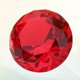 thumbnail image 3 of 60mm Crystal Diamonds Craft Decorative Diamond Ornament for Wedding Home Bridal Shower (Red), 3 of 3