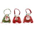 thumbnail image 2 of Injueey Bolsas de Navidad con cordón, soporte para aperitivos y dulces, apliques de Navidad, bolso de Papá Noel, escaparate de fiesta, Kits de decoración para fiestas Rojo/Papá Noel, 2 of 6