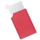 thumbnail image 1 of Espejo de bolsillo Uxcell de acero inoxidable irrompible, espejo compacto de maquillaje con funda de cuero PU (Rojo, 2.5 x 3.66"), 1 of 7